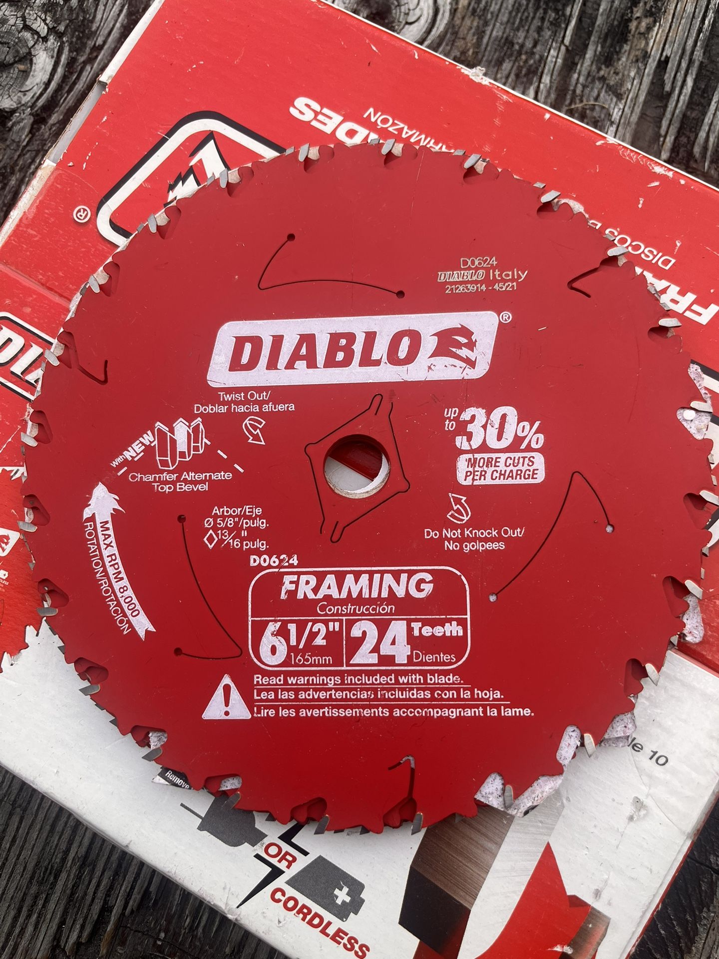 Diablo Framing Blade 6 1/2