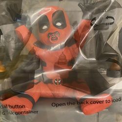 Baby Deadpool Popcorn Bucket & Drink holder Regal Exclusive Deadpool & Wolverine Movie 2024 New & Sealed in bag

