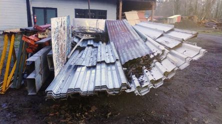 mixed Lot Of metal roofing And Scaffolding  Steel PCs 