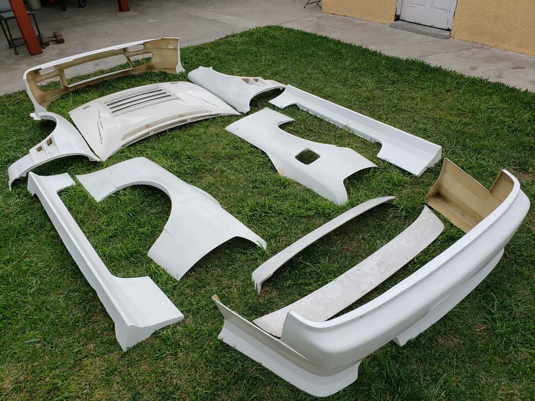Firm 240sx S14 zenki aero body kit. Spoiler wing kit d max origin