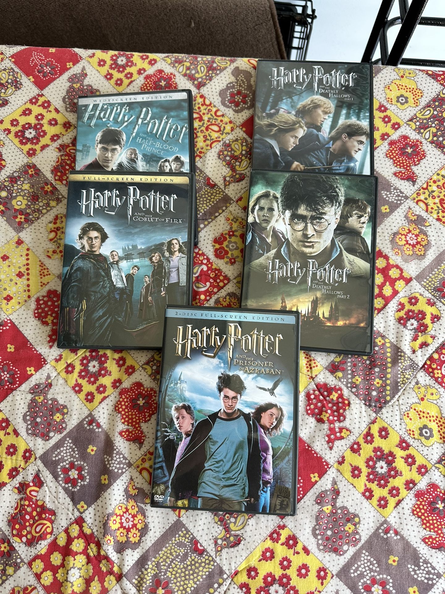 A variety of DVDs and CDs