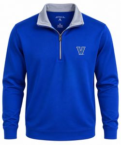 Antigua Villanova Wildcats Men's Medium Blue Quarter Zip Pullover NCAA