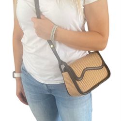 Seanco Fido Straw Bag Crossbody
