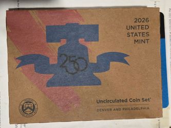 2026 P, D, U.S. Mint dual date Uncirculated mint set