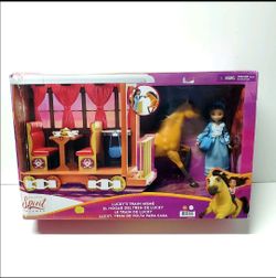 Dream Works Spirit Untamed Lucky's Train Home Playset