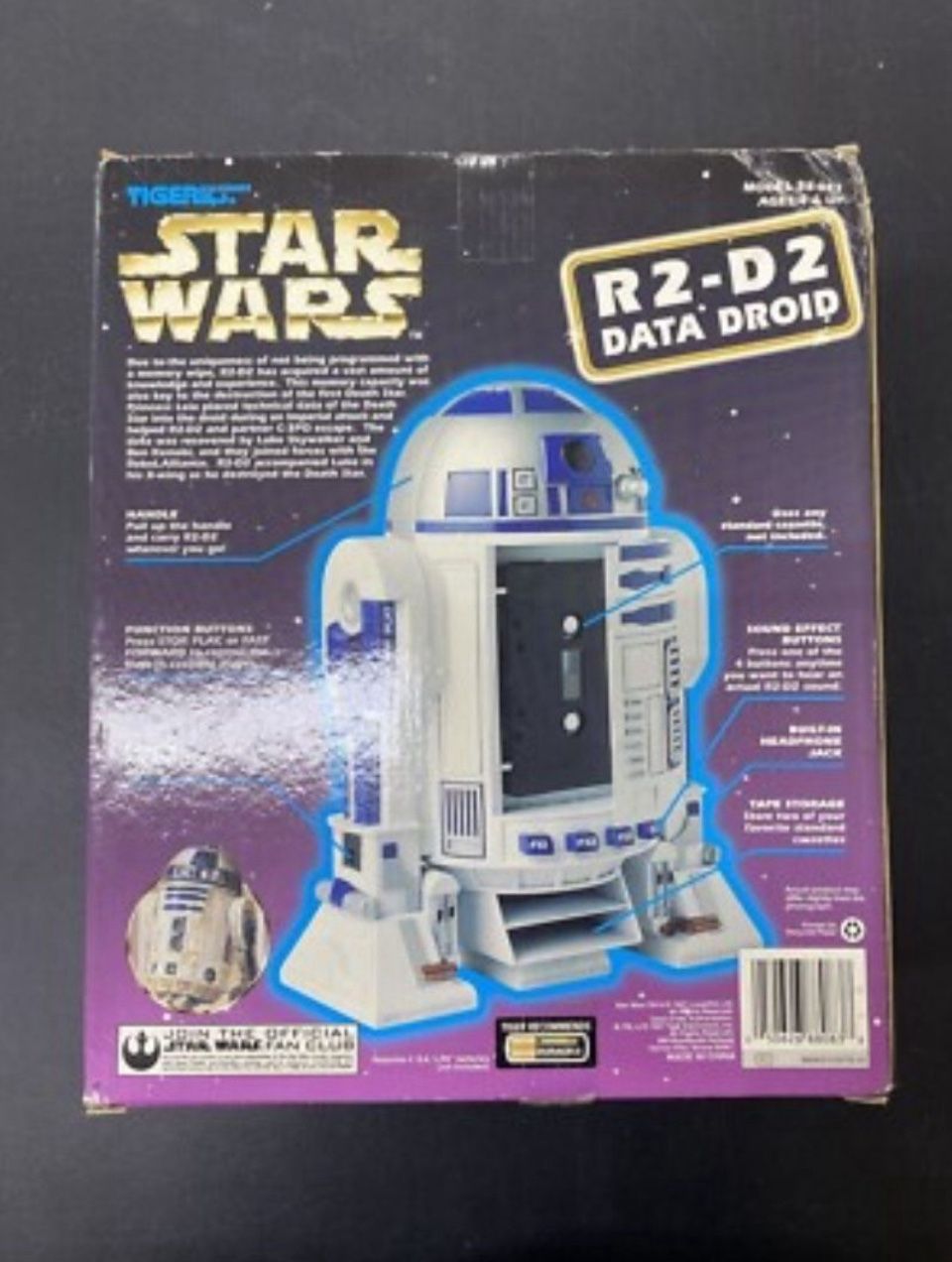 TIGER ELECTRONICS 1997 STAR WARS R2-D2 DATA DROID MODEL 88-083
