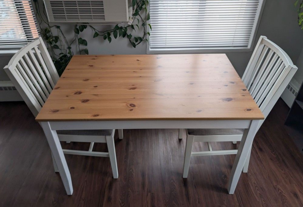 Dining Table and Two Chairs