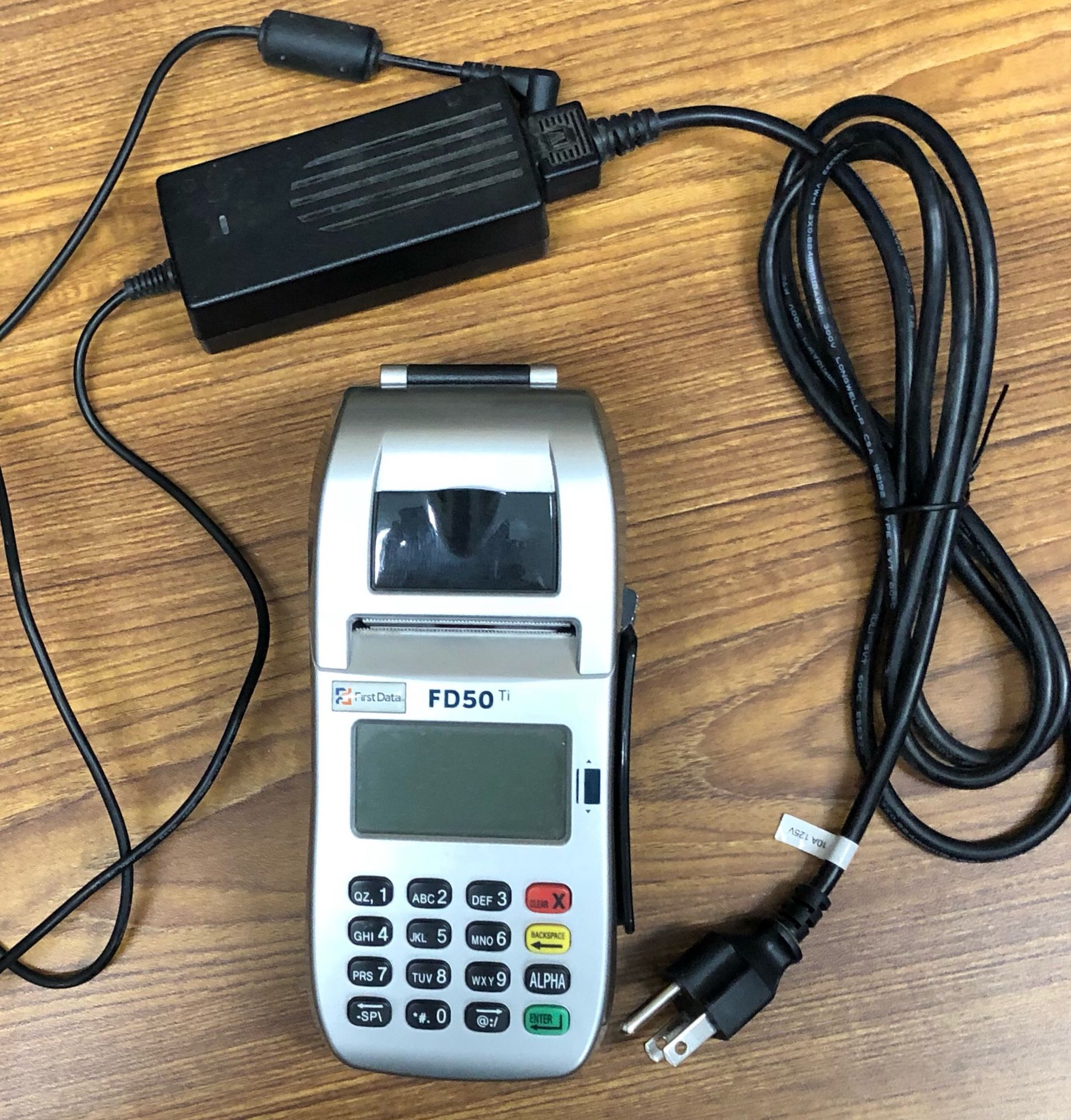 First Data Credit Card Terminal model #FD50Ti