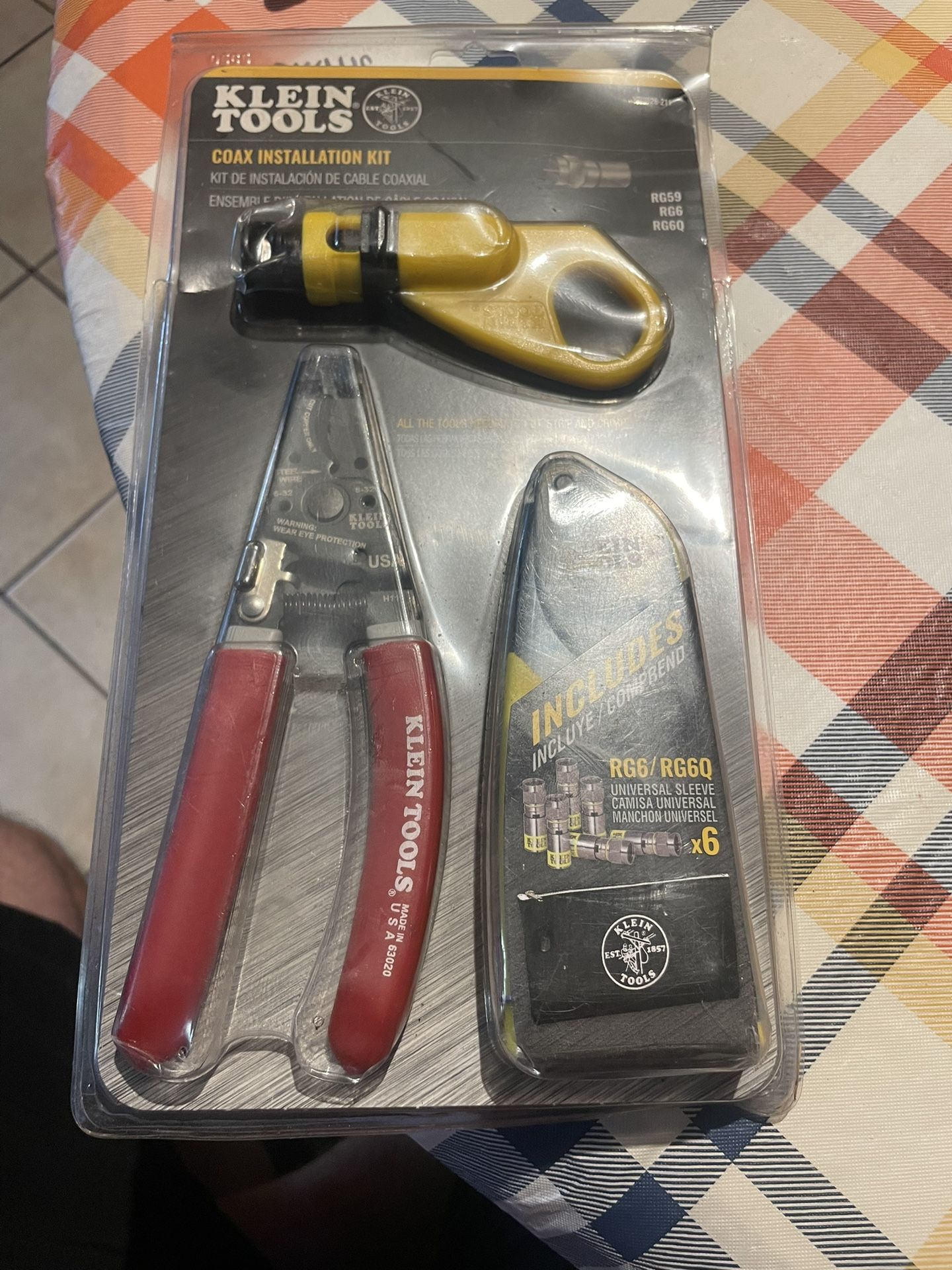 klien coax installation kit new $35 firm in n Lakeland