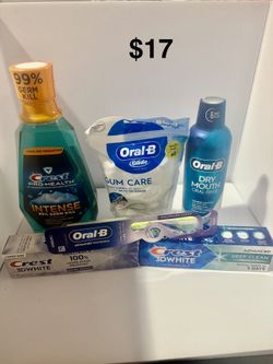 Oral B Mouthwash And Whitening Kit