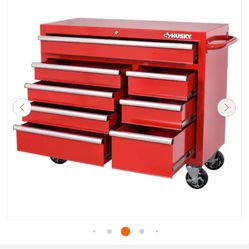 Husky Standard Duty 42 in. 8-Drawer Red Rolling Tool Cabinet
