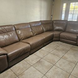 5 PCS LEATHER SENSATIONAL RECLINABLES SET