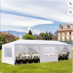10x30 Event Canopy Tent + 8 Removable Sidewalls, Weddings, Graduations, Parties%#@&*