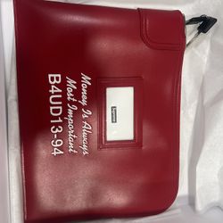 Supreme Leather Money Bag 