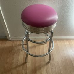 Pink Bar Stool!
