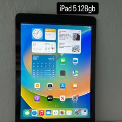 iPad 5th Gen 128gb Cellular! Like New And Unlocked!