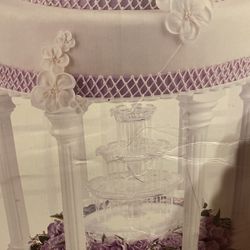 Roman Column Wedding Cake Stand 