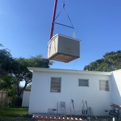 Sheds Relocated , Movemo Casita De Patio Container Rv Trailer Crane Available 