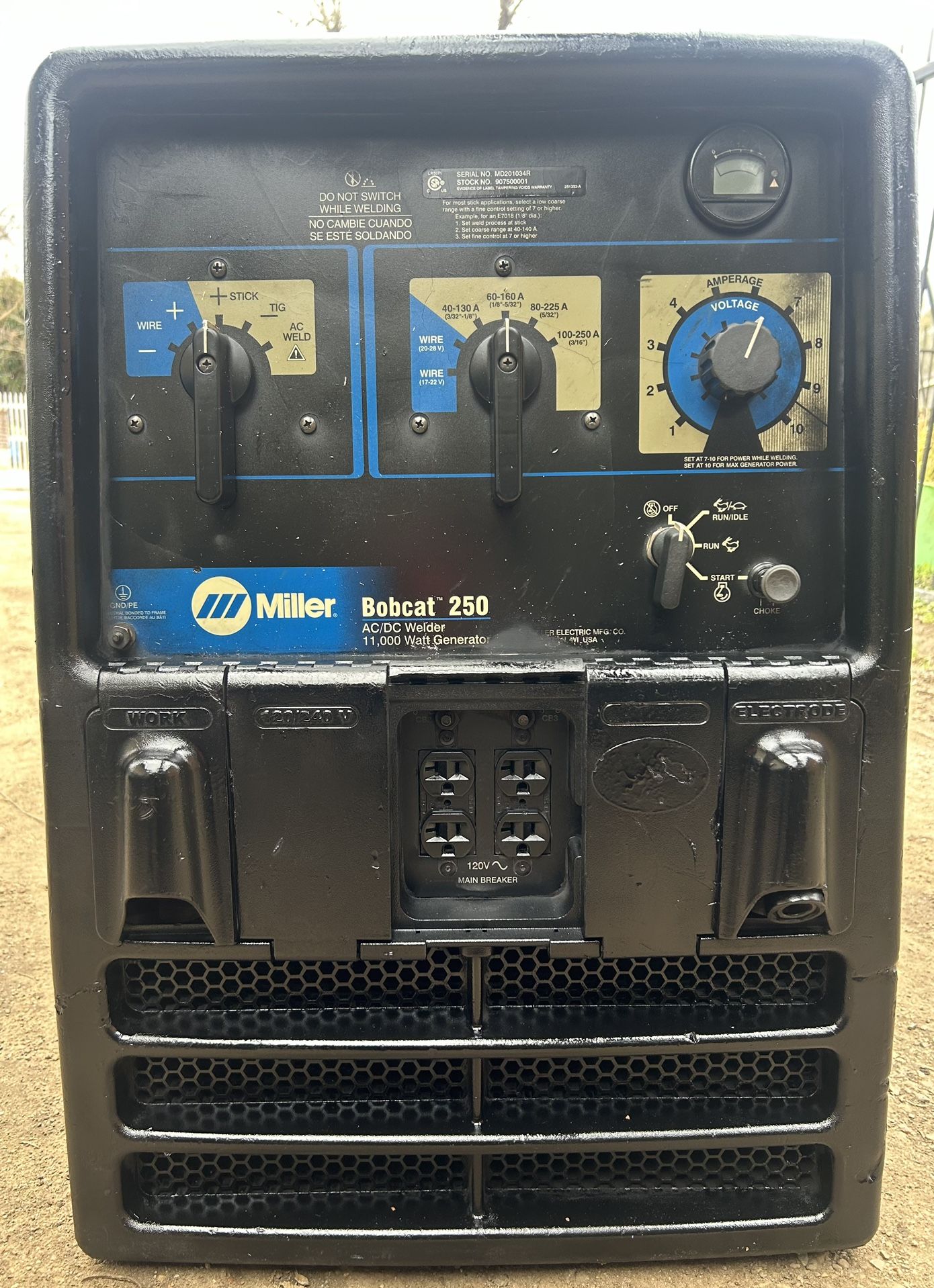 Welding/Generator - Miller Bobcat 250