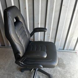 Black Office Chair with Adjustable Settings
