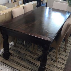 Potato Barn Heavy Solid Wood Desk - Table 