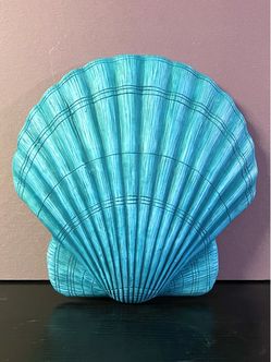 Large Seashell Wall Art Decor - NEW - Nautical, Ocean, Mermaid Decor