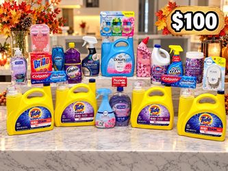 Tide Simply Detergent & Cleaning & Laundry Products Bundle