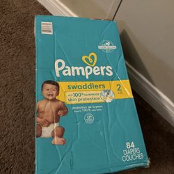 $25 Size 2 Pampers Swaddlers 