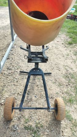 $50 as he is a concrete mixer works great
