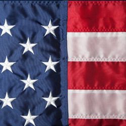 American Flag Embroidered 3x5FT Outdoor Heavy Duty Sewn Stripes Stars Yard Decor