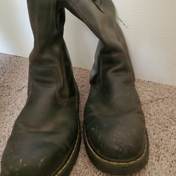Dr Doc Marten Steel Toe Leather Work Boots Wellington Size 13