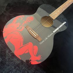 Fireball acoustic guitar