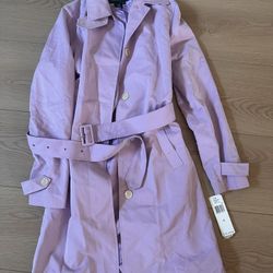 Lauren Ralph Lauren Light Hyacinth Trench Coat - Size S, pick up in temple city