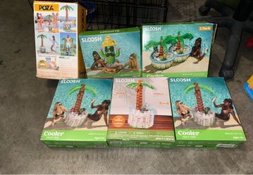 Palm Tree Inflatable Coolers
