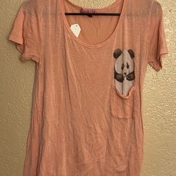 Womens Sugar High Large Panda Shirt