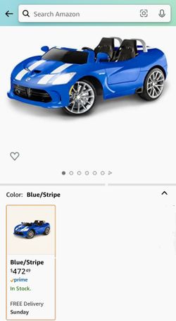 Kid Trax Dodge Viper SRT Convertible Ride On Toy for Sale in Elmhurst IL OfferUp