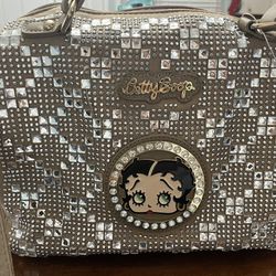 Leather Mini Carry On Travel Bag- Betty Boop