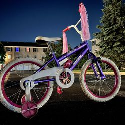 Girls Bicycle Size 18 Inch Wheels Ages 4-12