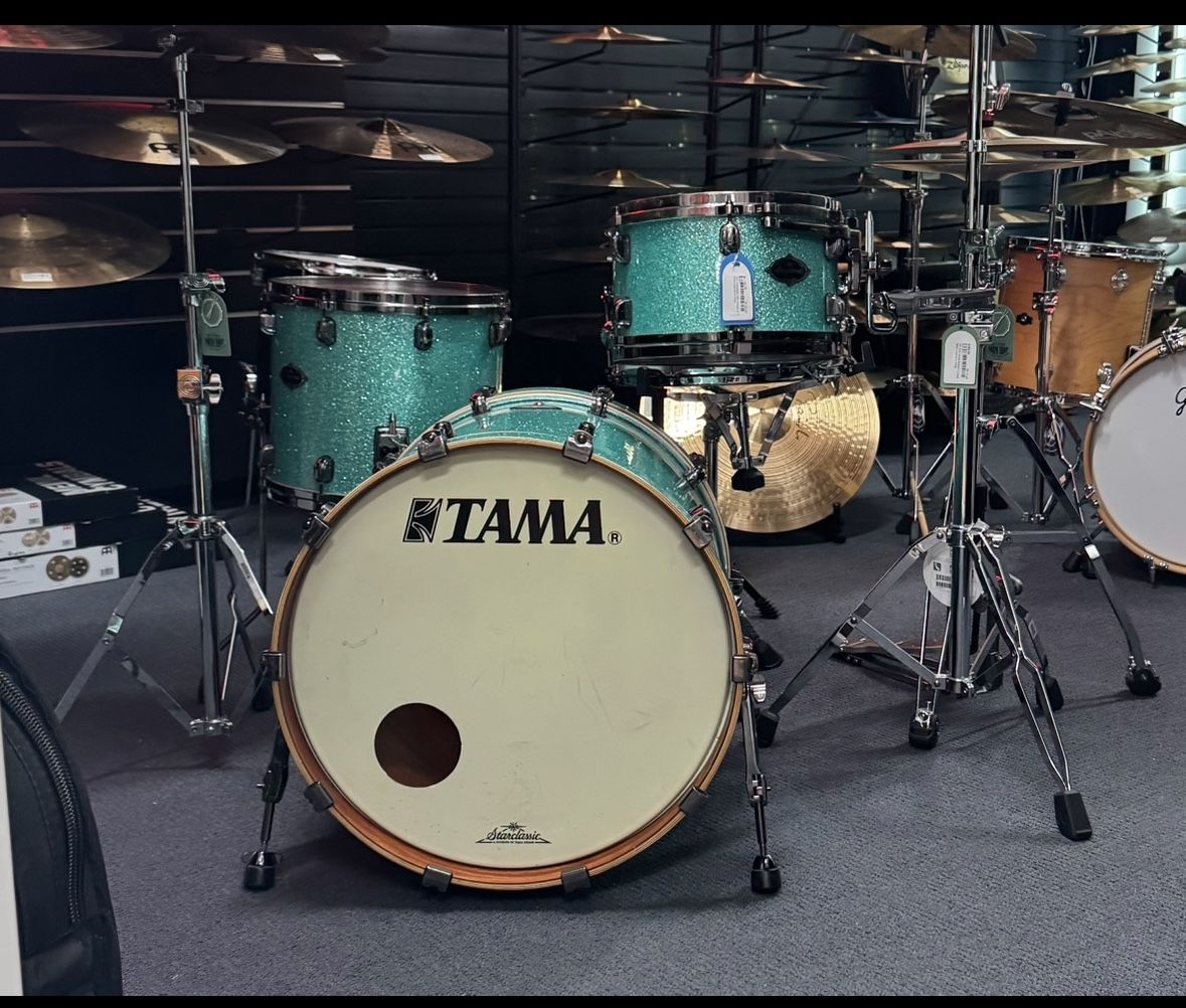 Tama Starclassic B/B Shattered Turquoise Sparkle 3 Piece Drum Set