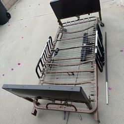 Hospital Bed with Remote Control Hardly used Make me an Offer