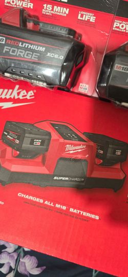 Milwaukee battery and charger