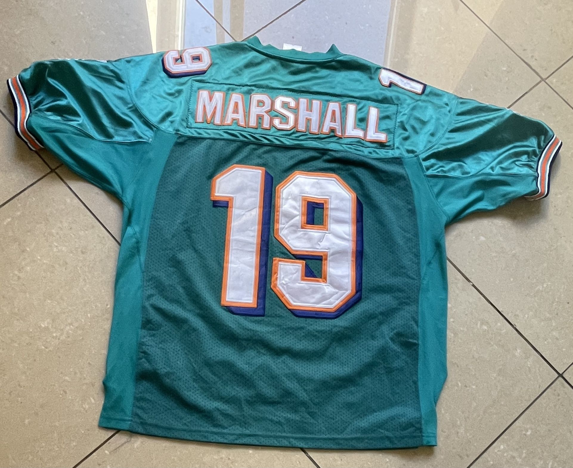 NFL Miami Dolphins Jersey #19 Brandon Marshall Mens 50 - Stitched Reebok