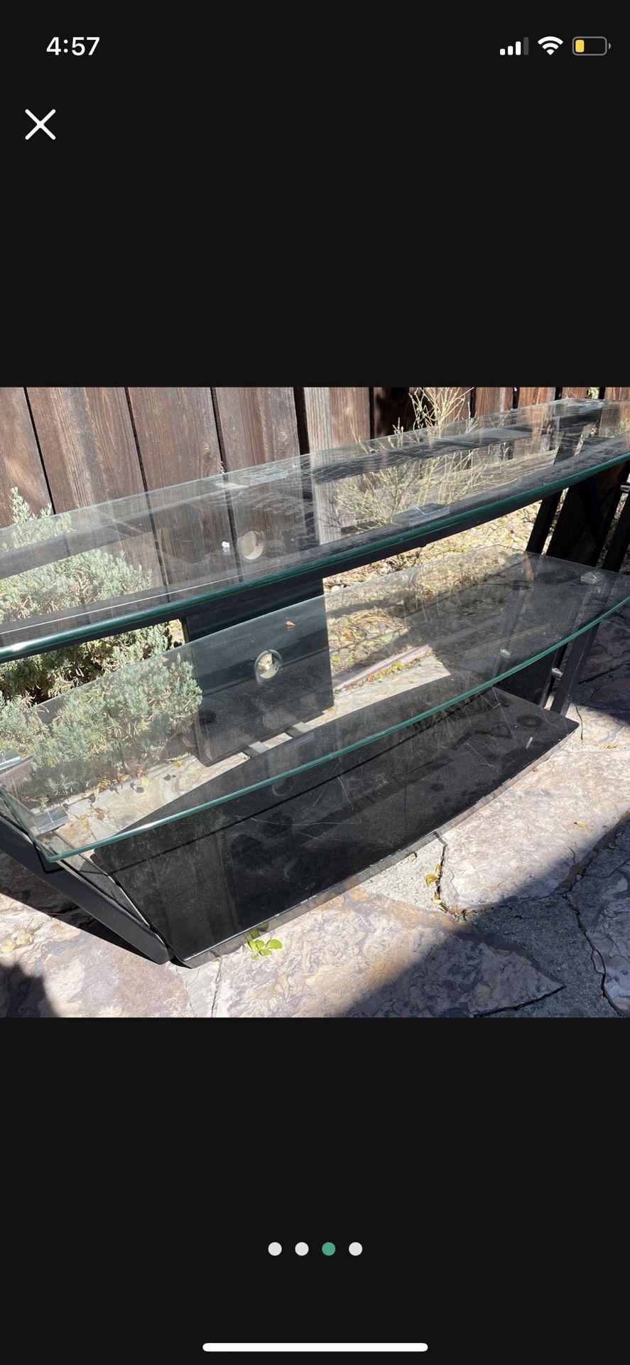 Glass Tv Stand 