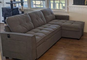 78.75" Reclining Chenille Sofa with Storage