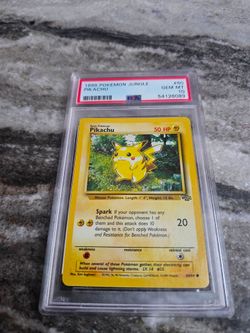 PSA 10 GEM MINT - Pikachu #60 1999 Pokemon Jungle Unlimited
