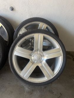 Rims & 4 tires from 2015 Chevrolet Silverado 1500