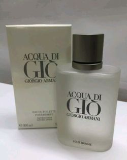 Acqua di gio para hombre 3 4.2oz 100.ML yo vendo perfumes auténticos a muy buen precio solo pídame el que le guste y el precio será siempre muy