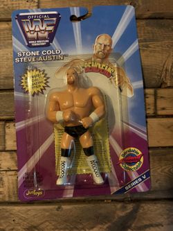 Vintage 1997 WWF Stone Cold Steve Austin Bendems - Carded