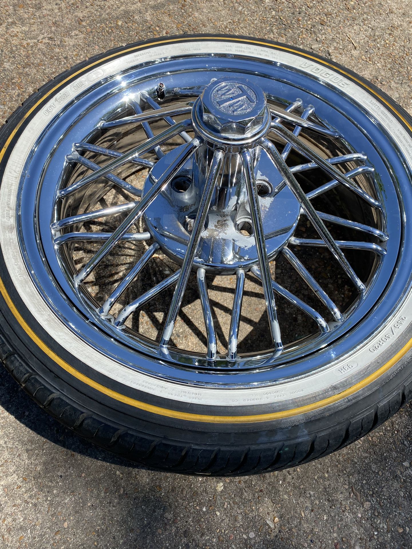 Set Of 20” TW Wheels Swangas and Vogues Tires
