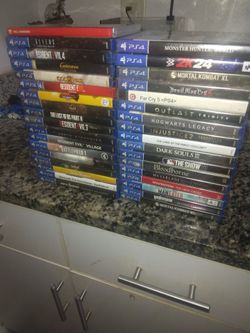 PS4 games and Nintendo switch game